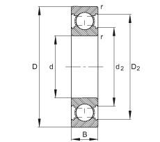 S 6000-C, ă(ni)YC (j) DIN 625-1 ˜ʵҪߴ