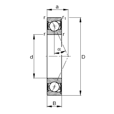 SS B7024-E-2RSD-T-P4S, {(dio)(ji)Ɍ(du)b|  = 25㣬ɂ(c)ܷǽ|ƹ